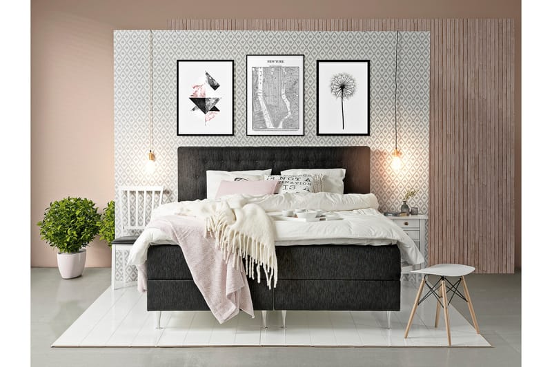 Wynne Sänggavel 160 cm - Svart - Products - Möbler - Säng - Sängtillbehör & sänggavel - Sänggavel