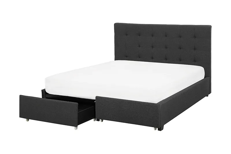 Sandrick Dubbelsäng med Förvaring 160x200 - Grå - Products - Möbler - Säng - Säng med förvaring