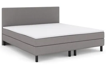 Select No 1 Komplett Sängpaket 210x210 - Ljusgrå/Svart - Products - Möbler - Säng - Kontinentalsäng