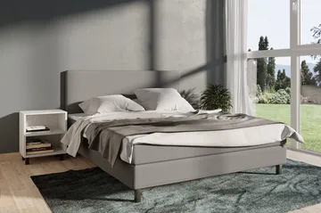 Select No 1 Kontinentalsäng 180x200 - Ljusgrå - Products - Möbler - Säng - Kontinentalsäng