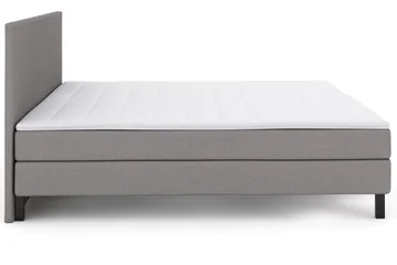 Select No 2 Komplett Sängpaket 210x210 - Ljusgrå/Svart - Products - Möbler - Säng - Kontinentalsäng