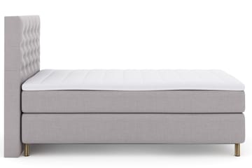 Select No 3 Komplett Sängpaket 120x200 Fast - Ljusgrå/Koppar - Products - Möbler - Säng - Enkelsäng