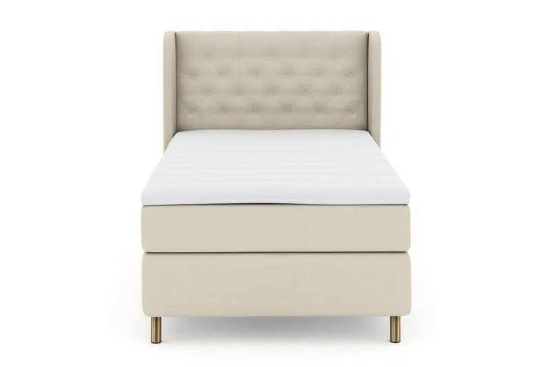 Select No 3 Komplett Sängpaket 120x200 Medium, Beige/Koppar