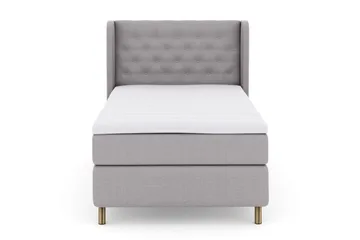 Select No 3 Komplett Sängpaket 120x200 Medium, Ljusgrå/Koppar