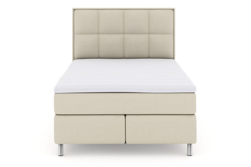Select No 3 Komplett Sängpaket 140x200 Medium, Beige/Metall
