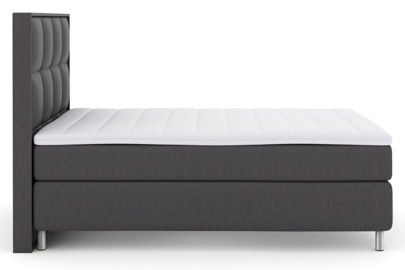 Select No 3 Komplett Sängpaket 140x200 Medium - Mörkgrå/Metall - Products - Möbler - Säng - Kontinentalsäng