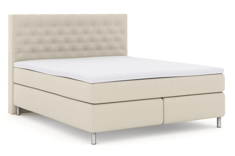 Select No 3 Komplett Sängpaket 180x200 Fast - Beige/Metall - Products - Möbler - Säng - Kontinentalsäng