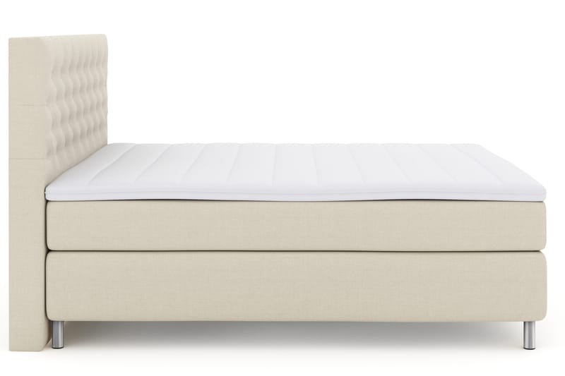 Select No 3 Komplett Sängpaket 180x200 Fast - Beige/Metall - Products - Möbler - Säng - Kontinentalsäng
