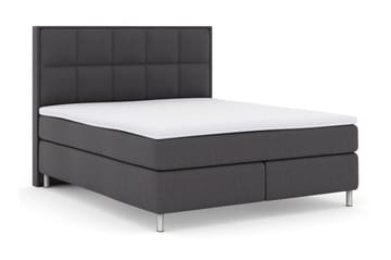 Select No 3 Komplett Sängpaket 180x200 Fast/Medium - Mörkgrå/Metall - Products - Möbler - Säng - Kontinentalsäng