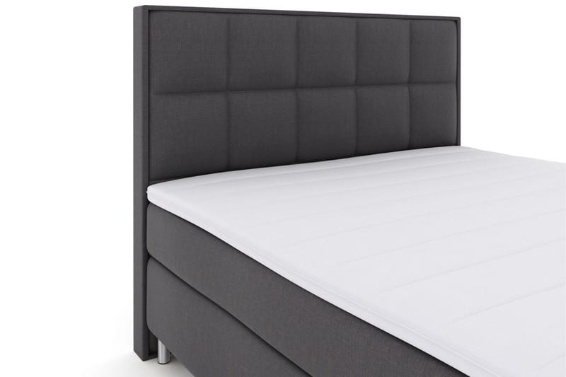 Select No 3 Komplett Sängpaket 180x200 Fast/Medium - Mörkgrå/Metall - Products - Möbler - Säng - Kontinentalsäng
