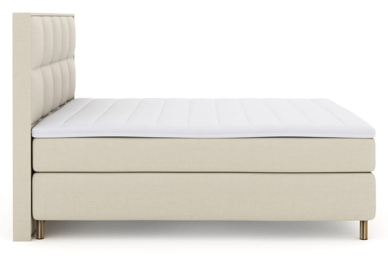 Select No 3 Komplett Sängpaket 210x210 Fast - Beige/Koppar - Products - Möbler - Säng - Kontinentalsäng
