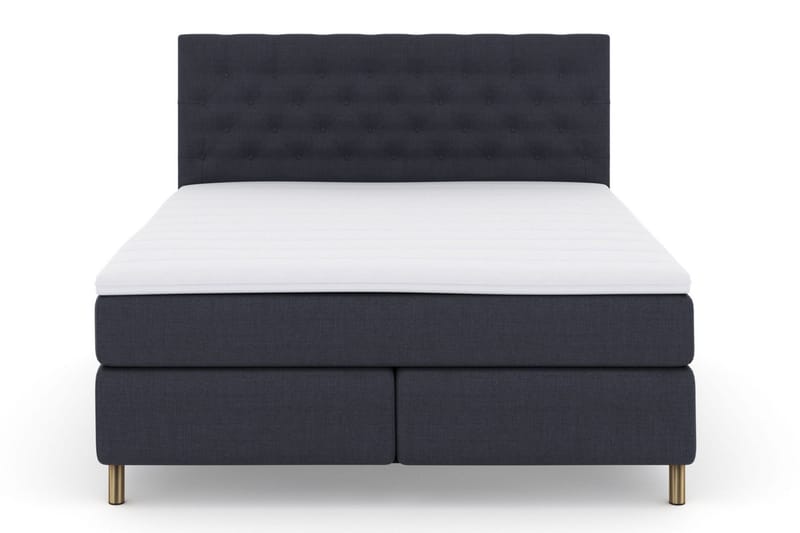 Select No 3 Komplett Sängpaket 210x210 Fast, Blå/Koppar