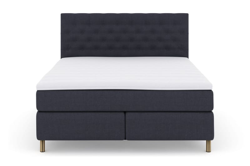 Select No 3 Kontinentalsäng 210x210 Fast, Blå/Koppar