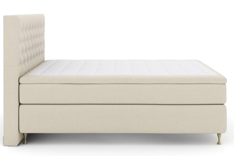 Select No 4 Komplett Sängpaket 180x200 Fast, Beige/Guld