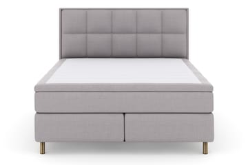Select No 4 Komplett Sängpaket 180x200 Fast - Ljusgrå/Koppar - Products - Möbler - Säng - Kontinentalsäng