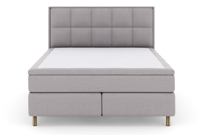 Select No 4 Komplett Sängpaket 180x200 Fast - Ljusgrå/Koppar - Products - Möbler - Säng - Kontinentalsäng