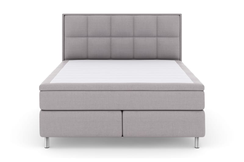 Select No 4 Komplett Sängpaket 180x200 Fast, Ljusgrå/Metall