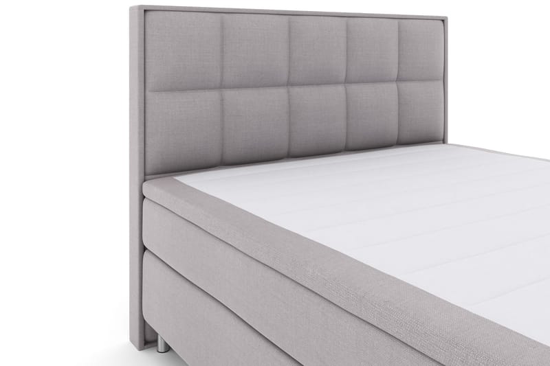 Select No 4 Komplett Sängpaket 180x200 Fast - Ljusgrå/Metall - Products - Möbler - Säng - Kontinentalsäng