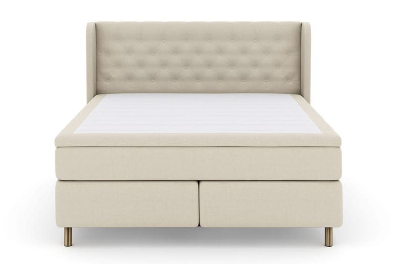 Select No 4 Komplett Sängpaket 180x200 Medium - Beige/Koppar - Products - Möbler - Säng - Kontinentalsäng