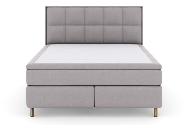 Select No 4 Komplett Sängpaket 180x200 Medium - Ljusgrå/Koppar - Products - Möbler - Säng - Kontinentalsäng