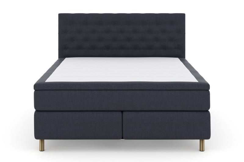 Select No 4 Kontinentalsäng 210x210 Fast/Medium, Blå/Koppar