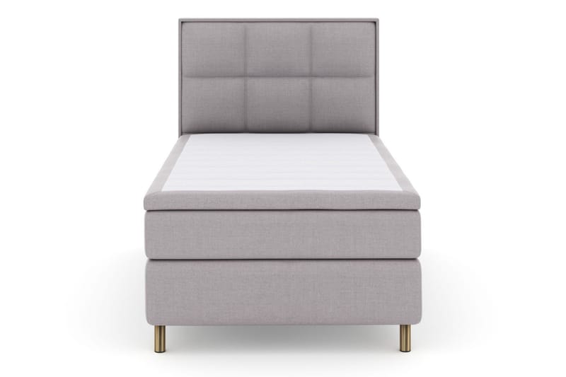 Select No 5 Komplett Sängpaket 120x200 Fast Watergel, Ljusgrå/Koppar