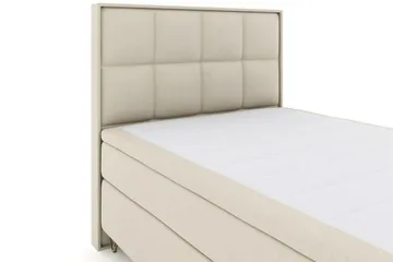 Select No 5 Komplett Sängpaket 140x200 Fast Watergel - Beige/Metall V-form - Products - Möbler - Säng - Kontinentalsäng