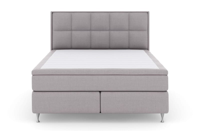 Select No 5 Komplett Sängpaket 160x200 Medium Watergel, Ljusgrå/Silver