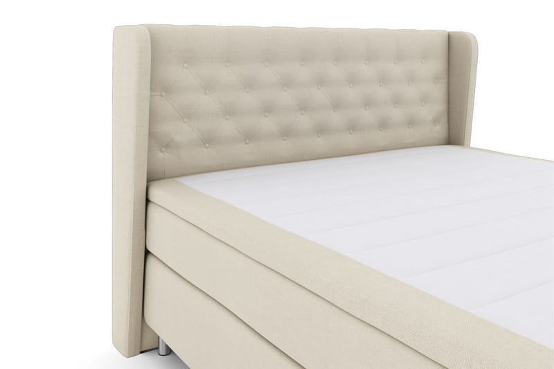 Select No 5 Komplett Sängpaket 180x200 Fast Latex - Beige/Metall - Products - Möbler - Säng - Kontinentalsäng