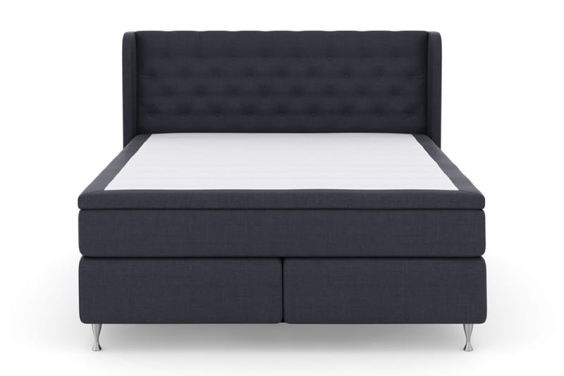 Select No 5 Komplett Sängpaket 210x210 Fast Watergel, Blå/Silver