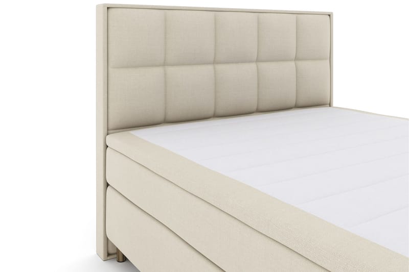 Select No 5 Komplett Sängpaket 210x210 Fast/Medium Watergel - Beige/Koppar - Products - Möbler - Säng - Kontinentalsäng