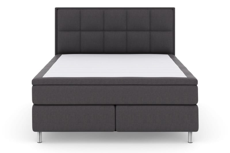 Select No 5 Komplett Sängpaket 210x210 Medium Latex - Mörkgrå/Metall - Products - Möbler - Säng - Kontinentalsäng