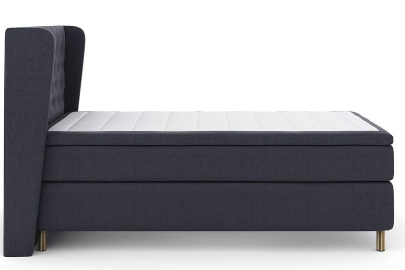 Select No 6 Komplett Sängpaket 120x200 Medium Memory/Pocket - Blå/Metall - Products - Möbler - Säng - Enkelsäng