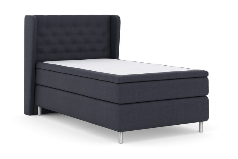 Select No 6 Komplett Sängpaket 120x200 Medium Memory/Pocket - Blå/Metall - Products - Möbler - Säng - Enkelsäng