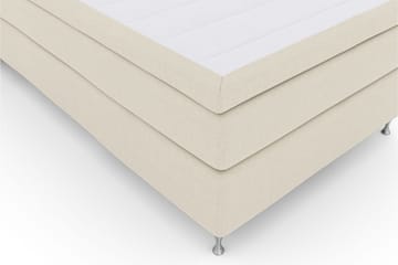 Select No 6 Komplett Sängpaket 140x200 F/M Latex/Memory - Beige/Silver - Products - Möbler - Säng - Kontinentalsäng