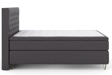 Select No 6 Komplett Sängpaket 140x200 F/M Memory/Pocket - Mörkgrå/Metall V-form - Products - Möbler - Säng - Kontinentalsäng