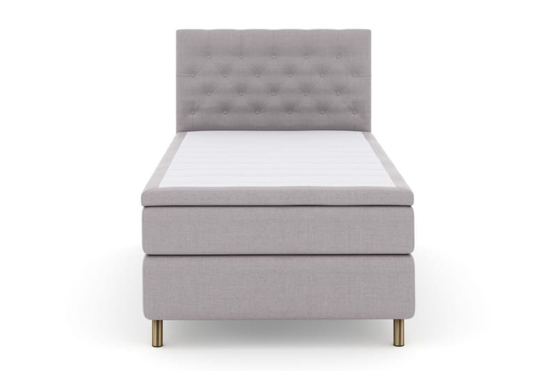 Select No 6 Kontinentalsäng 120x200 Medium Memory/Pocket - Ljusgrå/Koppar - Products - Möbler - Säng - Enkelsäng