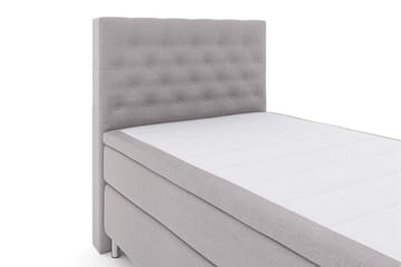 Select No 6 Kontinentalsäng 120x200 Medium Memory/Pocket - Ljusgrå/Metall - Products - Möbler - Säng - Enkelsäng