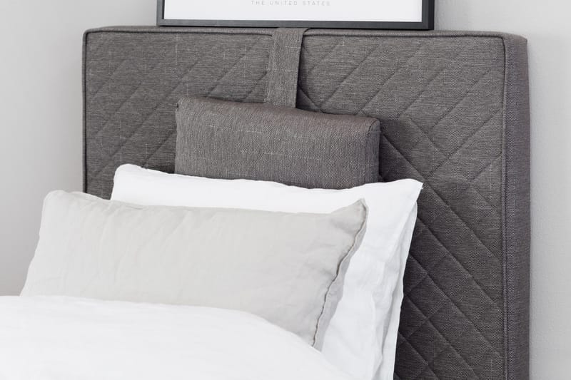 Sundborn Ramsäng 80x200 Medelfast Latex - Grå - Products - Möbler - Säng - Enkelsäng