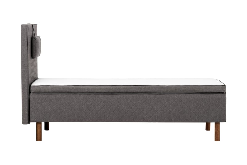 Sundborn Ramsäng 80x200 Medelfast Memory - Grå - Products - Möbler - Säng - Enkelsäng