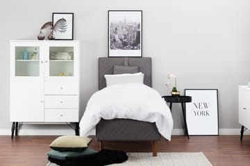 Sundborn Ramsäng 90x200 cm - Grå - Products - Möbler - Säng - Enkelsäng