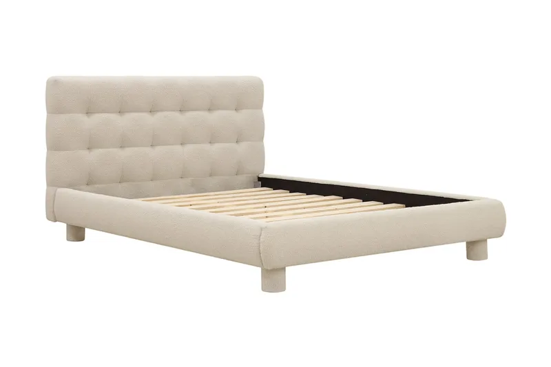 Teddy Komplett Sängpaket Sängram med Madrass 140x200 cm - Beige - Products - Möbler - Säng - Komplett sängpaket