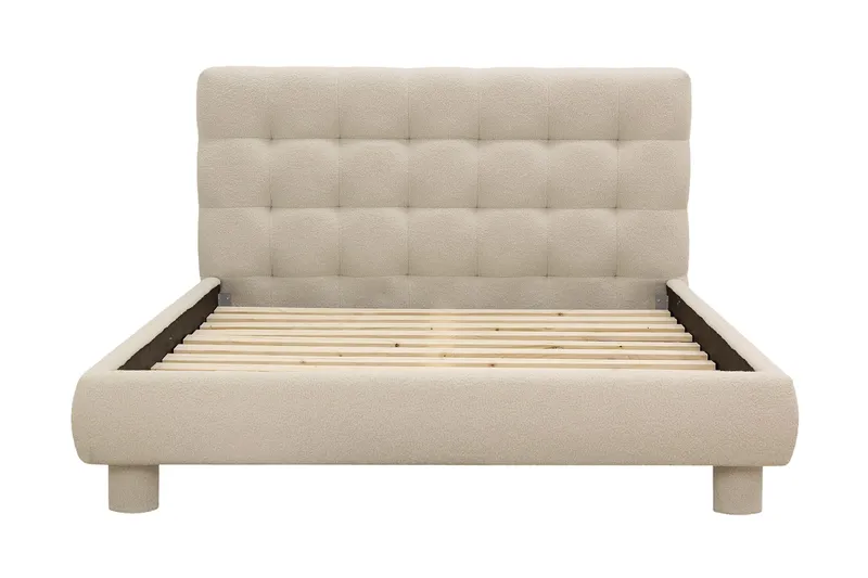 Teddy Komplett Sängpaket Sängram med Madrass 140x200 cm - Beige - Products - Möbler - Säng - Komplett sängpaket
