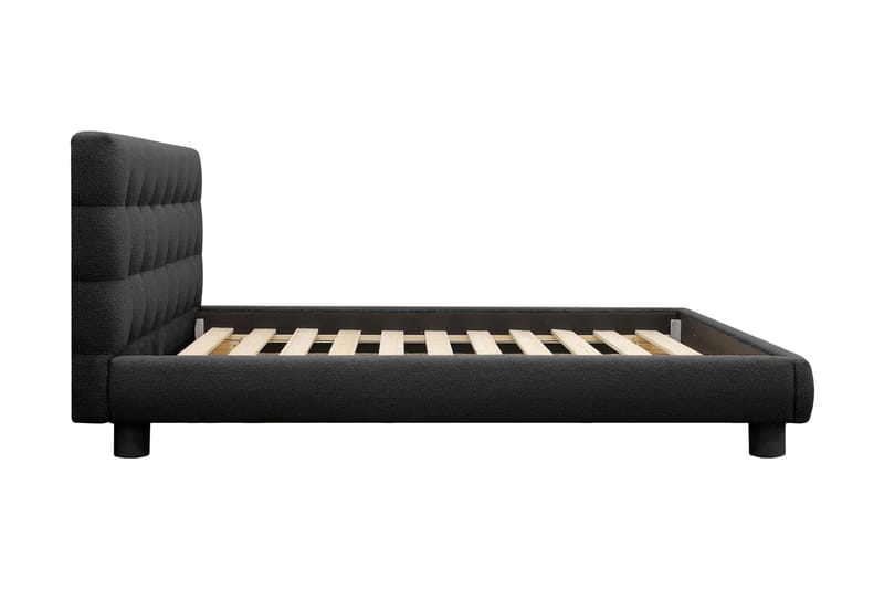 Teddy Komplett Sängpaket Sängram med Madrass 160x200 cm - Svart - Products - Möbler - Säng - Komplett sängpaket