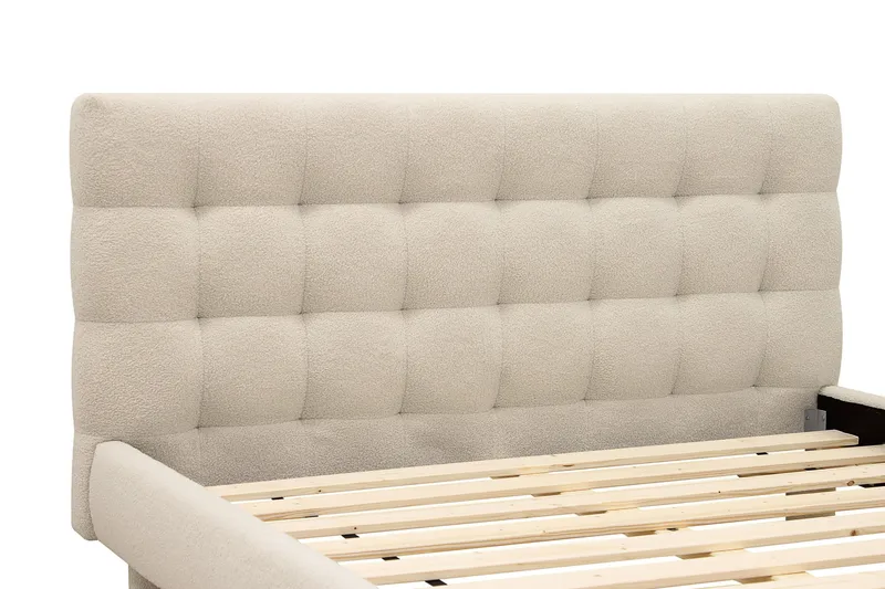 Teddy Komplett Sängpaket Sängram med Madrass 180x200 cm - Beige - Products - Möbler - Säng - Komplett sängpaket