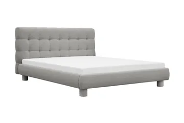 Teddy Komplett Sängpaket Sängram med Madrass 180x200 cm - Grå - Products - Möbler - Säng - Komplett sängpaket