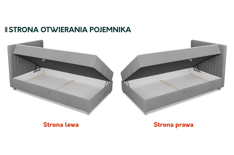 Veyran Sängpaket Kontinentalsäng med Förvaring 120x200 cm - Rosa - Products - Möbler - Säng - Komplett sängpaket
