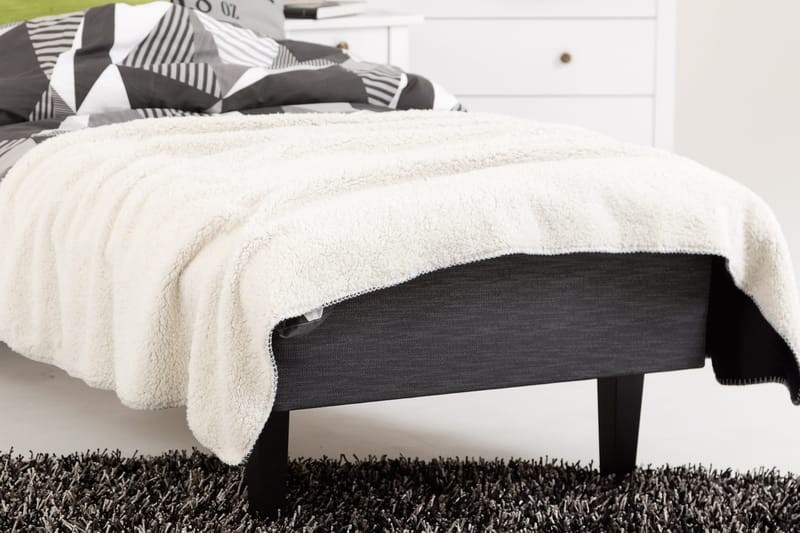 Viken Bas Ramsäng 80x200 Ancona - Ancona Grå - Products - Möbler - Säng - Enkelsäng