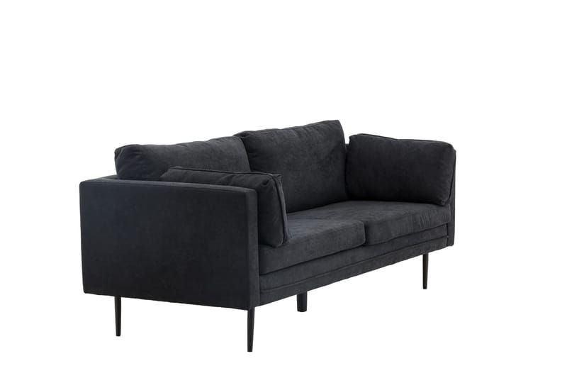 Boom 2-sits Soffa - Svart - Products - Möbler - Soffa - 3 sits soffa