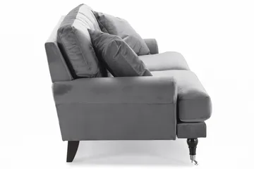 Andrew 2-sits Sammetssoffa - Ljusgrå - Products - Möbler - Soffa - 2 sits soffa